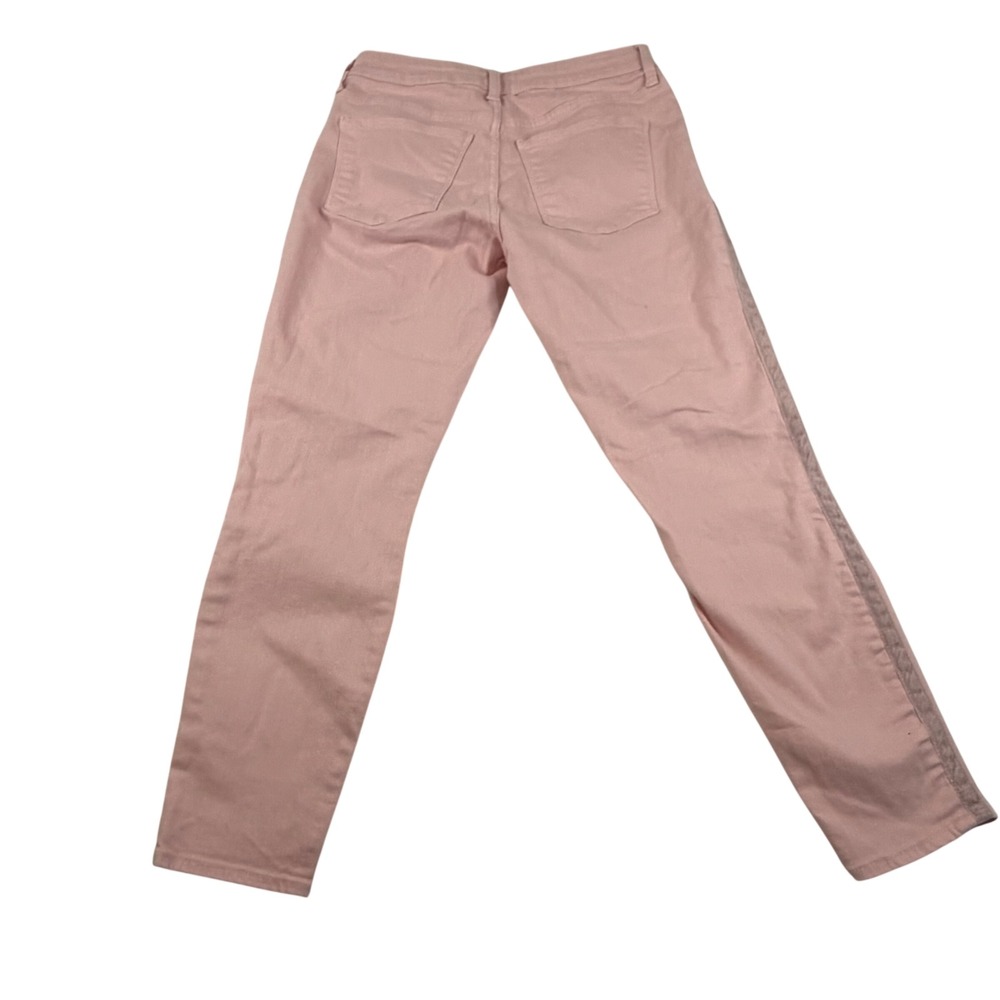 Lucky Brand Lolita Skinny Pink Side Stripe Mid Rise Jeans Womens 8/29 - Picture 2 of 10